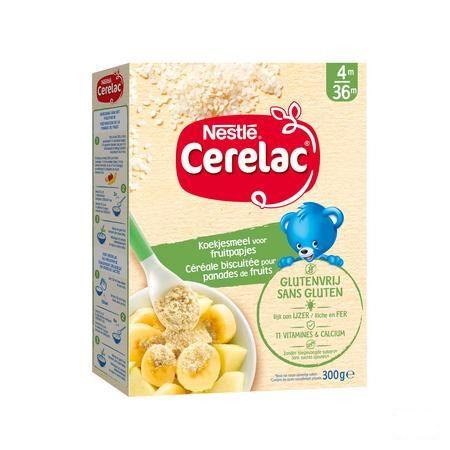 Nestle Cerelac Koekjesmeel Glutenvrij 300 gr  -  Nestle