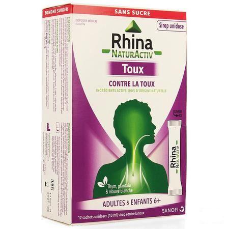 Rhina Natur Activ Hoest Zak 12x10 ml
