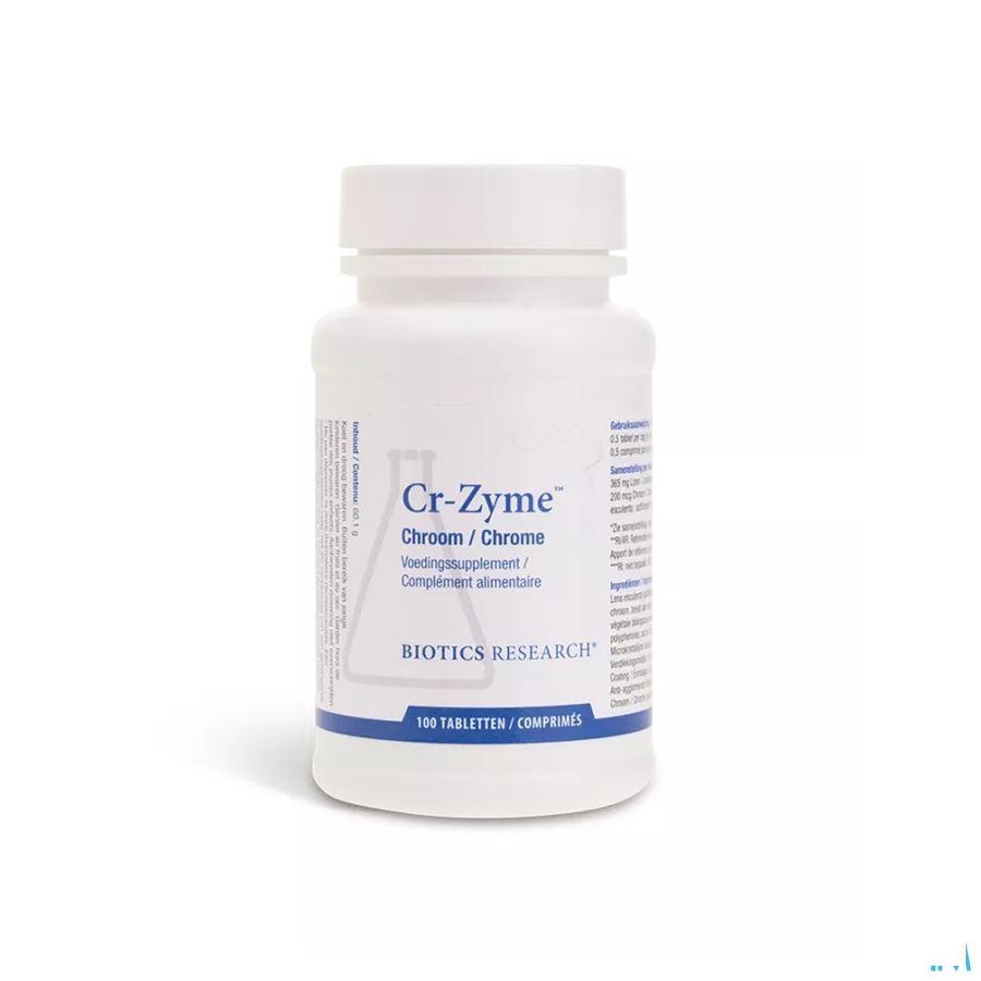 Biotics Cr-Zyme sans levure 200mcg 100 comprimés  -  Energetica Natura