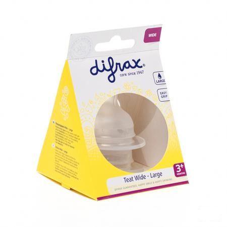 Difrax Tetine Natural Wide Large 678  -  Difrax
