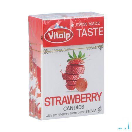 Vitalp Snoepje Aardbei Z/Suiker Stevia 25 g