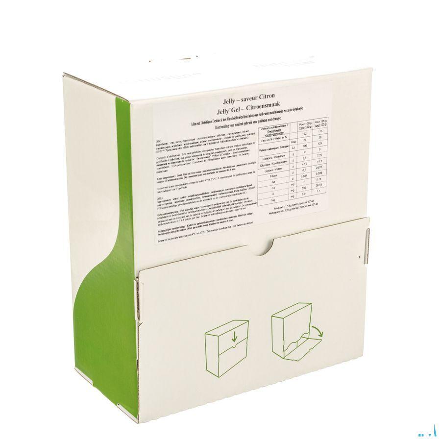 Jelly Gel Citroen 12x125 ml  -  Nutrisens Medical