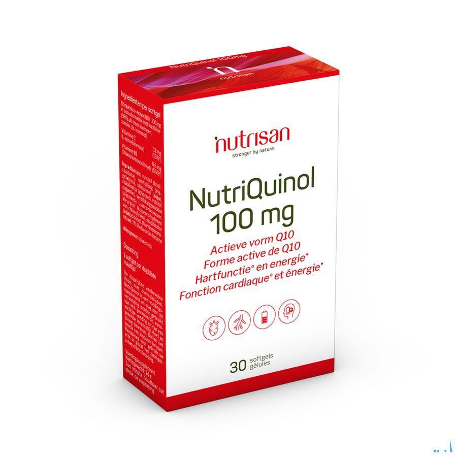 Nutriquinol 100 mg 30 Softgels   -  Nutrisan
