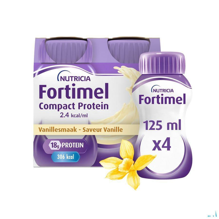 Fortimel Compact Protein 2.4Kcal Vanilla 4 x 125 ml