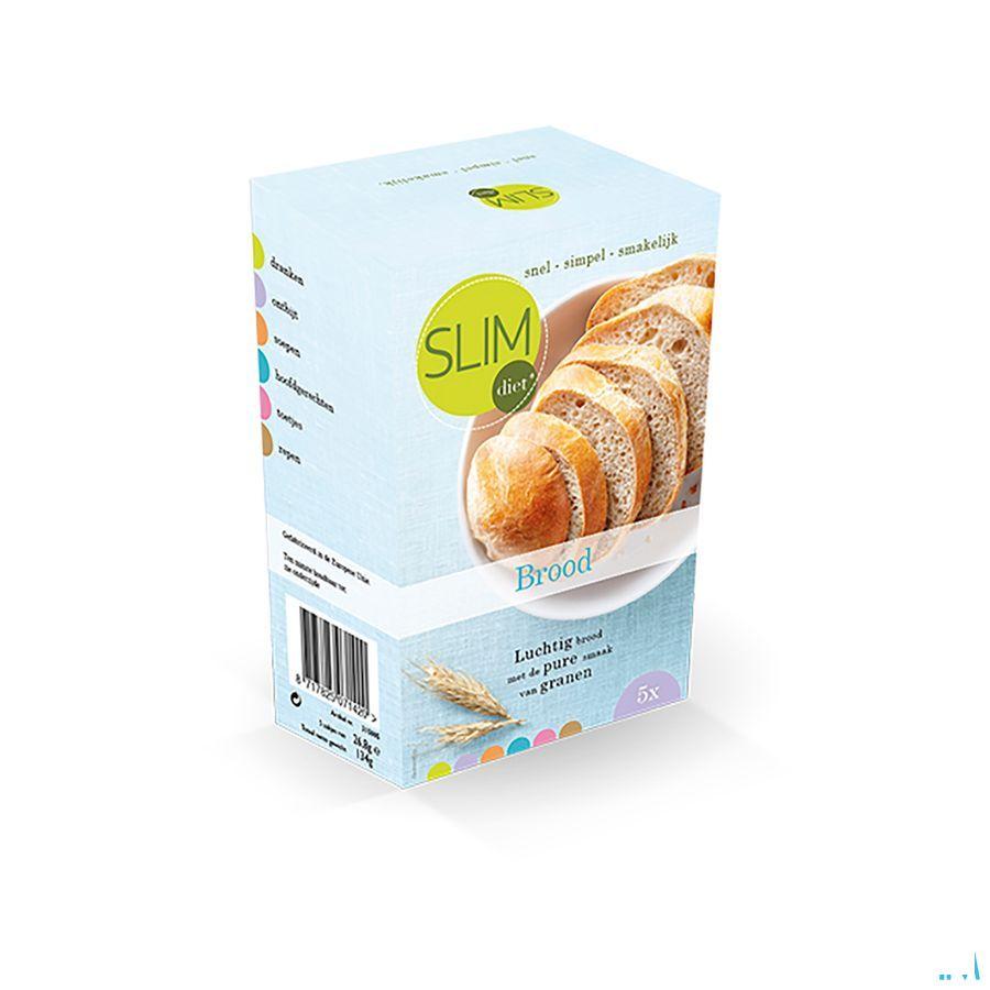 Slimdiet Brood Zakje 5x25 gr  -  Slimdiet Bv
