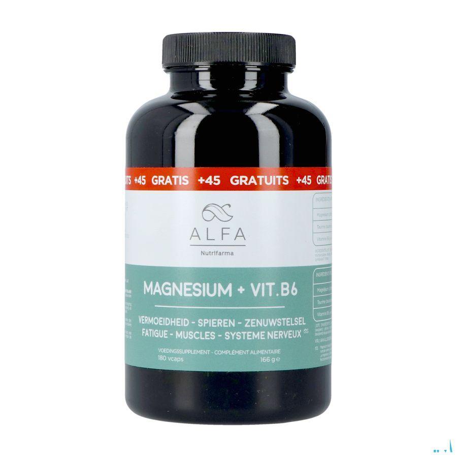 Alfa Magnesium + Vit B6 V-Caps 180