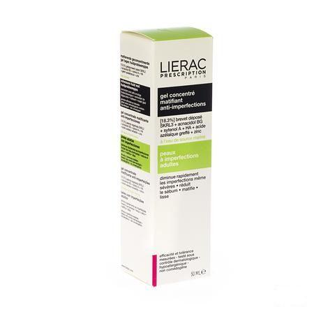 Lierac Prescription Gel Conc.matif.A-imperf. 50 ml