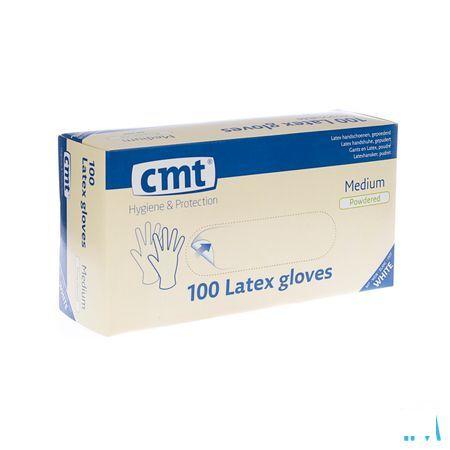 Cmt Handschoenen Latex Wit Lp L 100  -  Infinity Pharma
