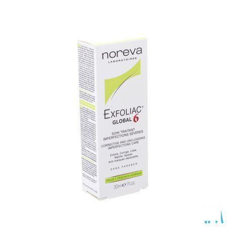 Exfoliac Global 6 Beandeling Imperfect. Tube 30 ml  -  Noreva Led