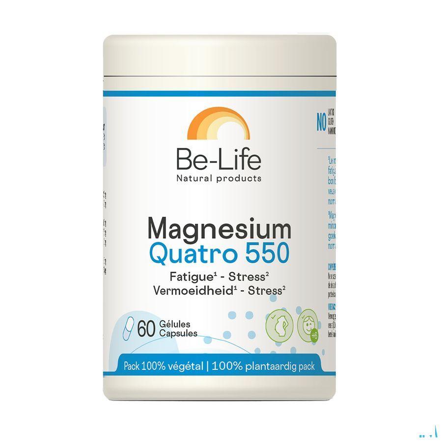 Magnesium Quatro 550 Be Life Pot Capsule 60  -  Bio Life