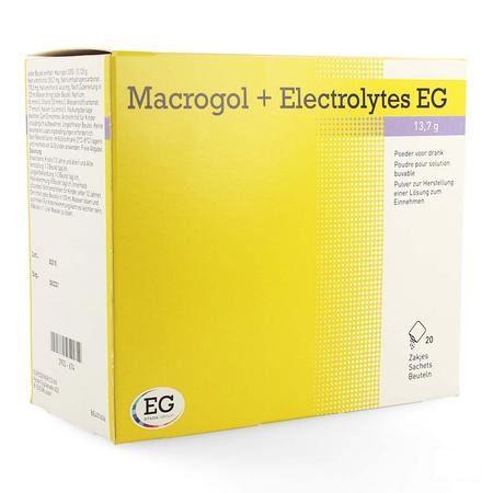 Macrogol + electrolytes EG 13,7g Poeder Zakjes 20  -  EG