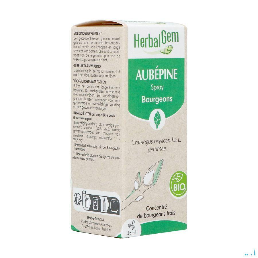 Herbalgem Meidoorn Bio Spray 15 ml