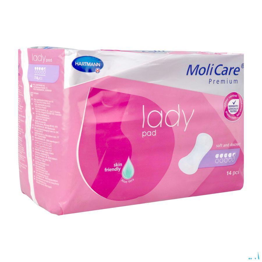 Molicare Premium Lady Pad 4,5 Drops 43X16,2Cm 14  -  Hartmann