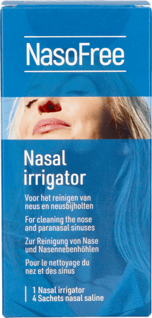 Nasofree Neusdouche Fl + 4 Zakjes