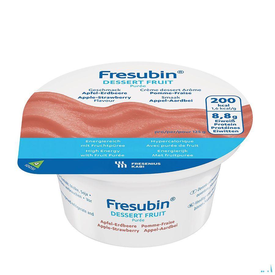 Fresubin Dessert Fruit 125 gr Pommefraise/appelaardbei  -  Fresenius
