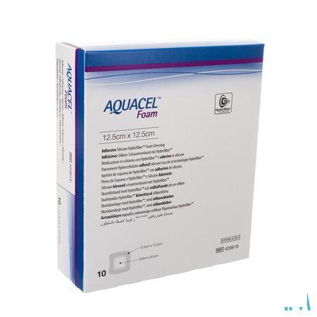 Aquacel Schuimverb Adh Hydrofiber 12,5X12,5Cm 10