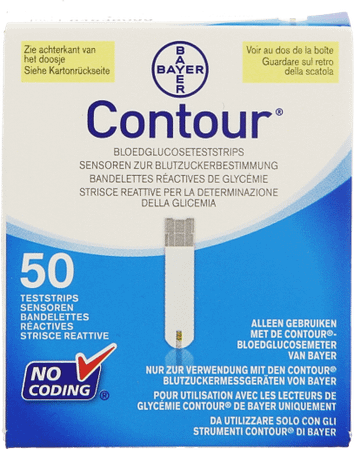 Ascencia Contour Teststrips 50