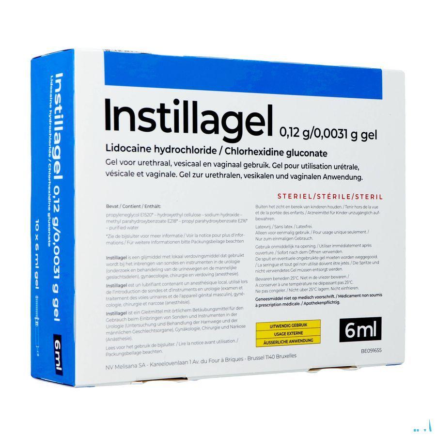 Instillagel Melisana 10 X 6 ml  -  Melisana