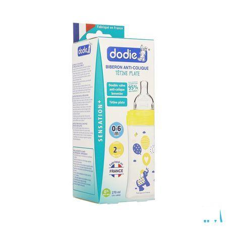 Dodie Zuigfles Sensation + Gele Olifant 0-6m 270 ml