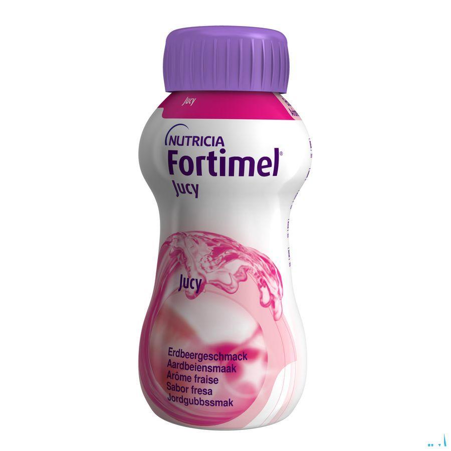 Fortimel Jucy Aardbei Cluster 4x200 ml 65462  -  Nutricia