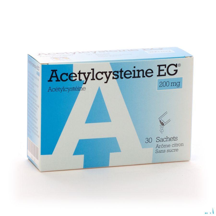 Acetylcysteine EG Zakjes 30x200 mg  -  EG