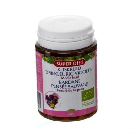 Super Diet Bardane-pensee Sauvage Bio Comprimes 80  -  Superdiet Laboratoires