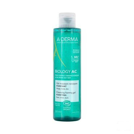 Aderma Biology Ac Zuiv. Schuim.Reinig.Gel 200 ml