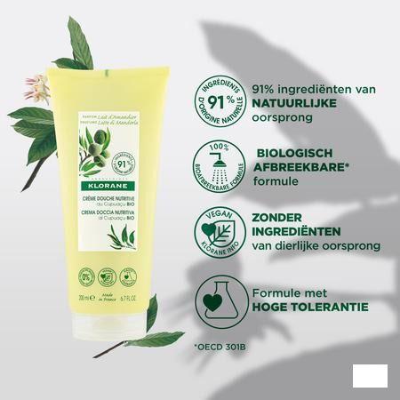 Klorane Lichaam DoucheCreme Amandelmelk 200 ml