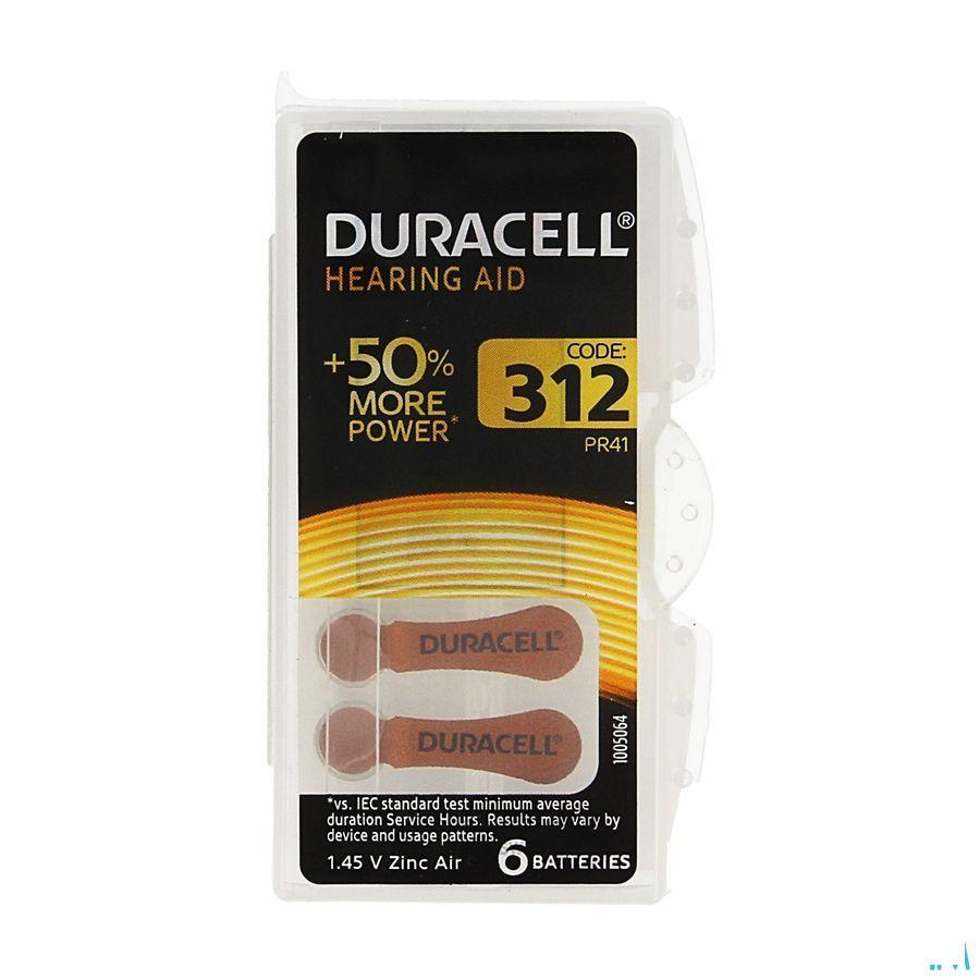 Duracell Easytab Hoorbatterij Da312 6 Bruin