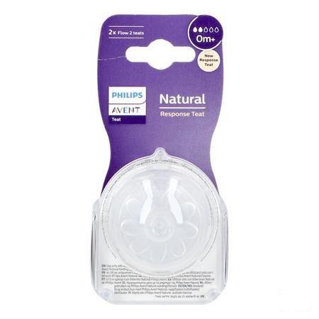 Philips Avent Natural 3.0 Tetine 0M+ T2 1
