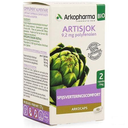 Arkocaps Artisjok Bio Capsule 40  -  Arkopharma