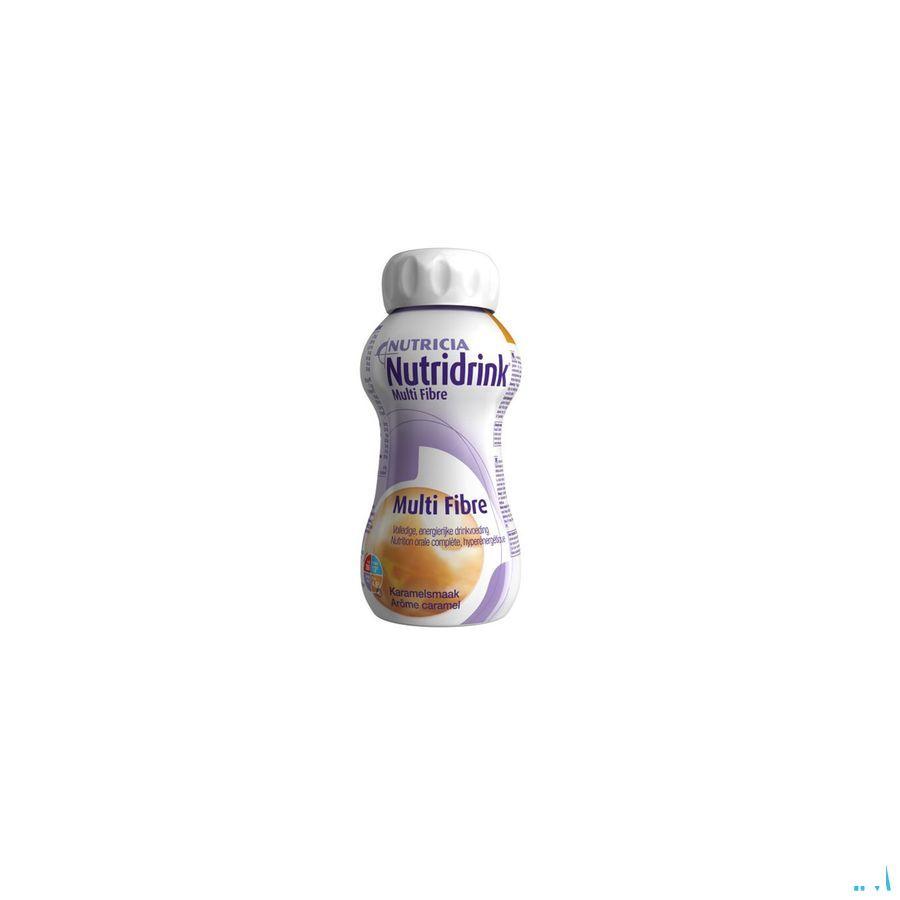 Nutridrink Multifibre Karamel 4x200 ml  -  Nutricia