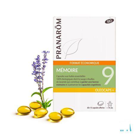 Oleocaps+ Bio 9 Geheugen Maxi Caps 75  -  Pranarom