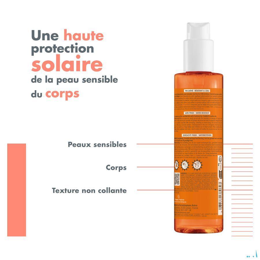 Avene Oplossing Zonneolie Ip30 200 ml  -  Avene