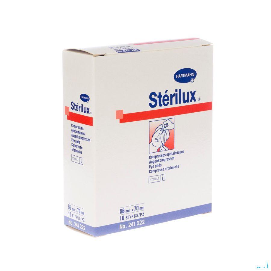Sterilux Oogkompres 56x70 St. 10 P/s  -  Hartmann