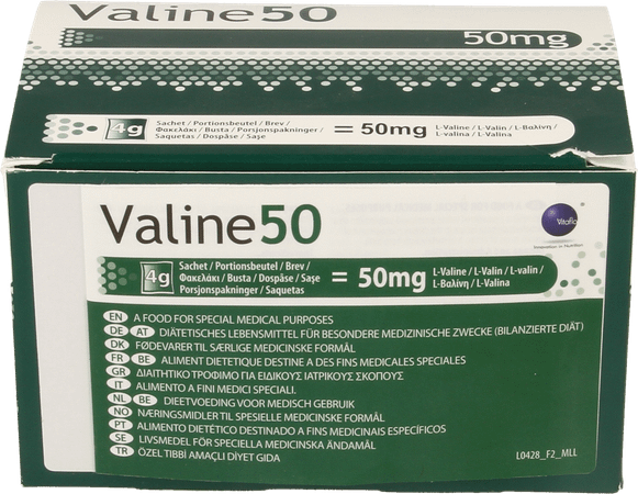 Valine 50 Poeder Zakje 30x4g 