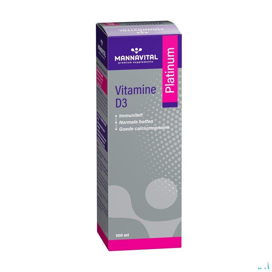 Mannavital Vitamine D3 Platinum Druppels 100 ml
