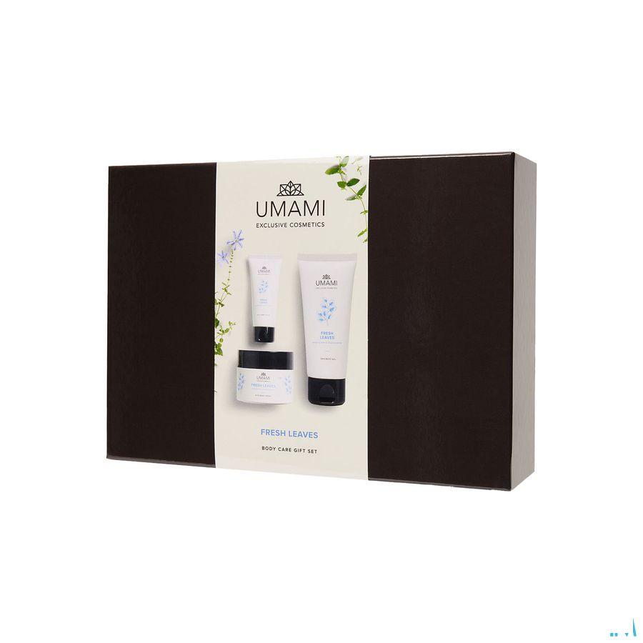 Umami Fresh Leaves Giftset Body 200 ml