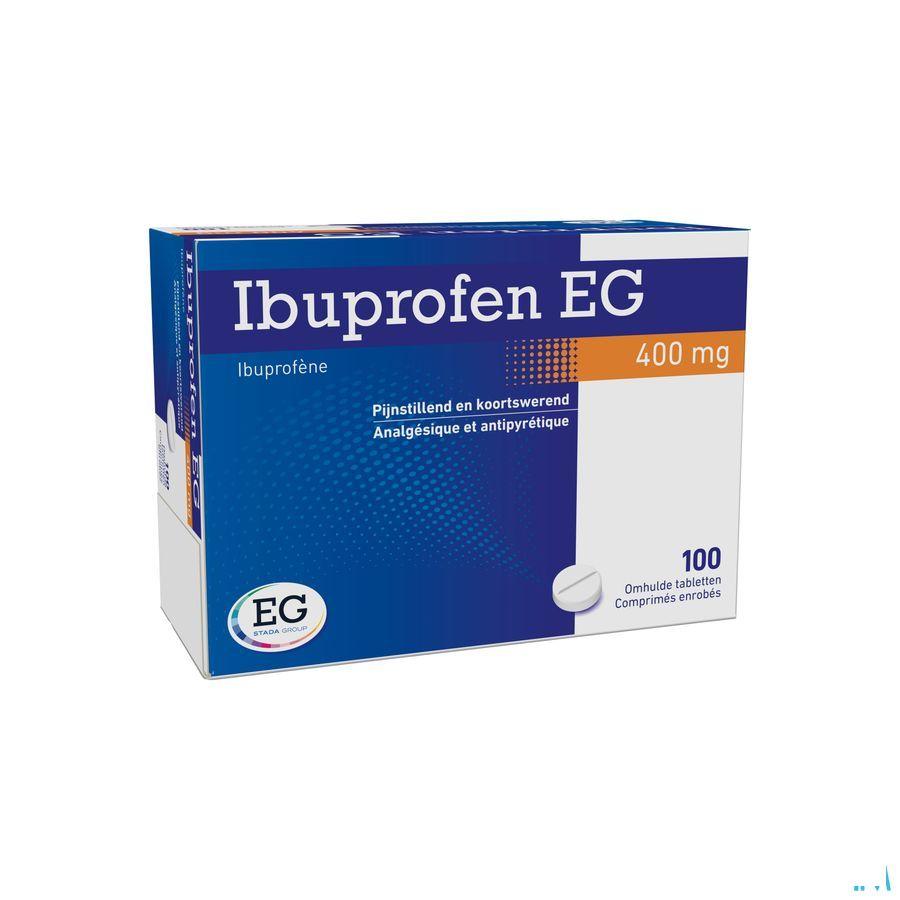 Ibuprofen EG 400 mg Comprimes Pellicules 100 X 400 mg  -  EG