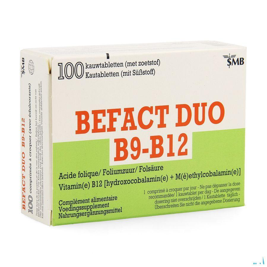 Befact Duo kauwtabletten 100