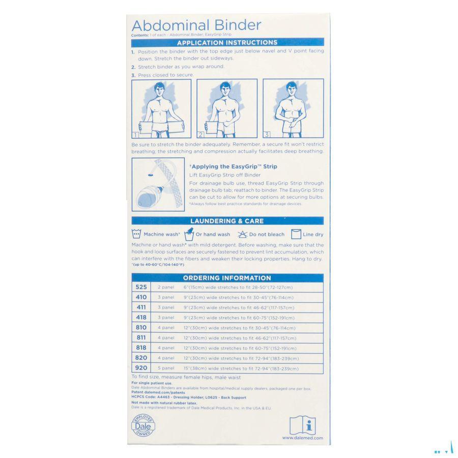 Dale 410 Gaine 3 Banden Wit S/m  -  Hospithera Dale 410 Gaine 3 Banden Wit S/m  -  Hospithera