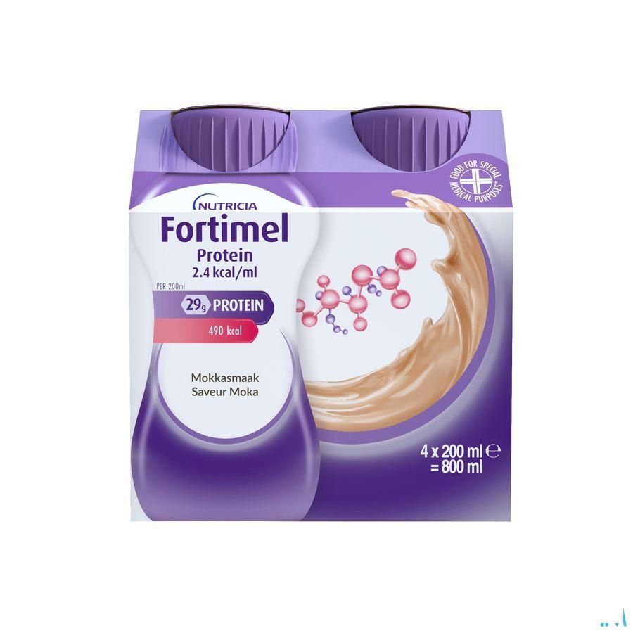 Fortimel Protein 2.4Kcal Mokka 4 x 200 ml