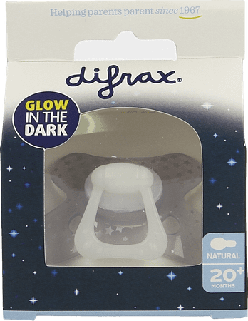 Difrax Fopspeen Natural 20+ M Glow