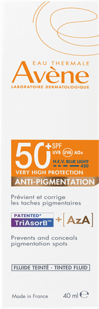 Avene Sol Spf50+ A/Pigment Fluide 40 ml