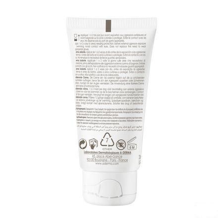 Aderma Dermalibour + Barrier Creme Isolerend 50 ml  -  Aderma