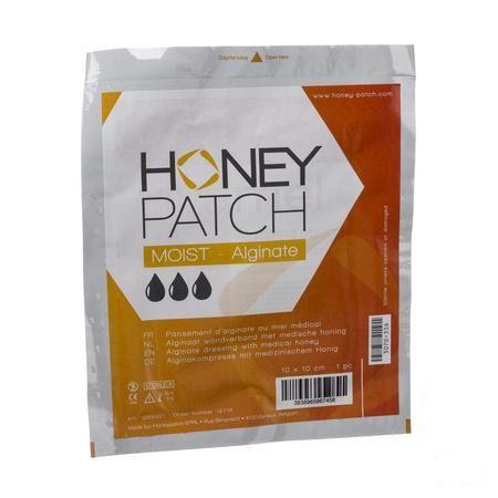 Honeypatch Moist Verband Alg. Ster 10x10cm 1 1058921  -  Honey Patch