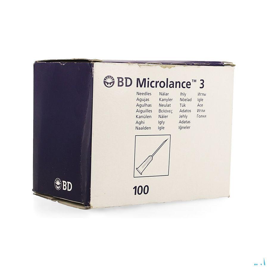 Microlance 3 Naald 22G 1 0,7Mm 25Mm 100 Zwart