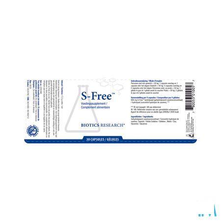 Biotics S-Free 30 gélules  -  Energetica Natura