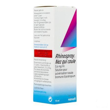 Rhinospray Ipratropium 0,6Mg/Ml Neusspray 15 ml