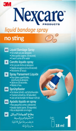 Nexcare Vloeibaar Verband Spray 18ml Lbs-18